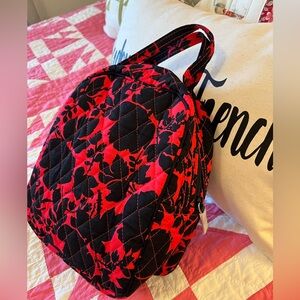 Red and Black Quilted lunch bag by Vera Bradley